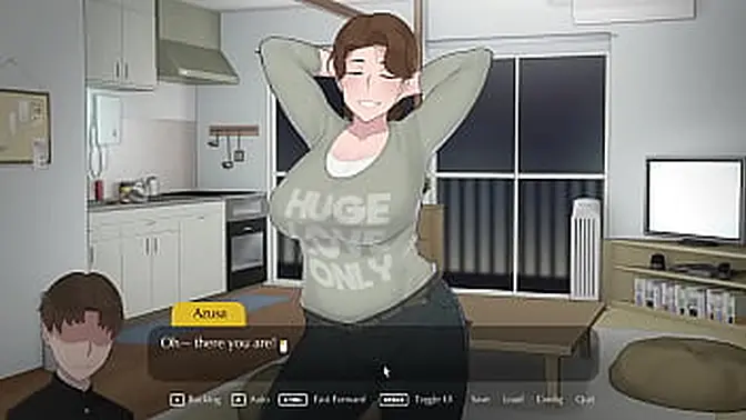 Anime GF Summer loves playing erotic video games with Kojo