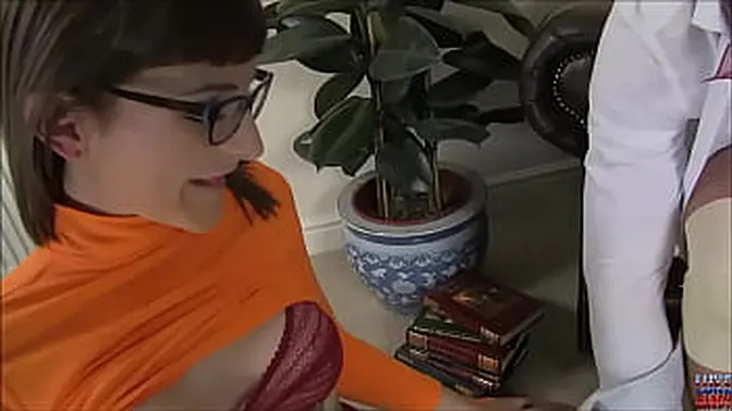 Brunette beauty Adreena in high heels gets nailed hard