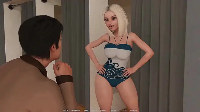 Sexy milf gives massage with a naughty twist