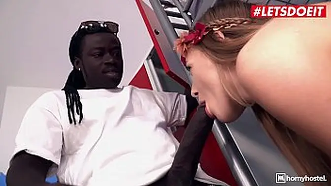 LETSDOEIT - Hardcore Interracial Anal Fun For Hottie Eveline Dellai