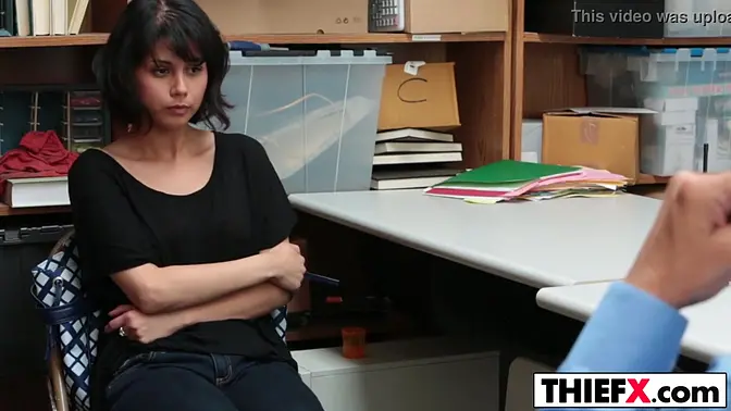 Teen Thief Takes Officers Hard Dick