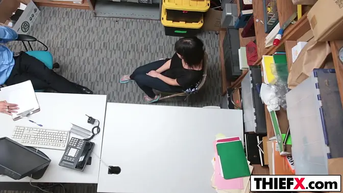 Teen Thief Takes Officers Hard Dick