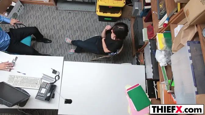 Teen Thief Takes Officers Hard Dick