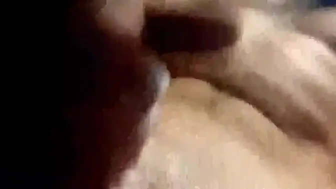 Jerking cock for thick cumshot