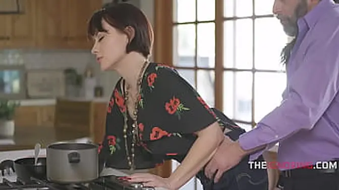 Silent Seduction: GF & Wife fulfill their duties quietly