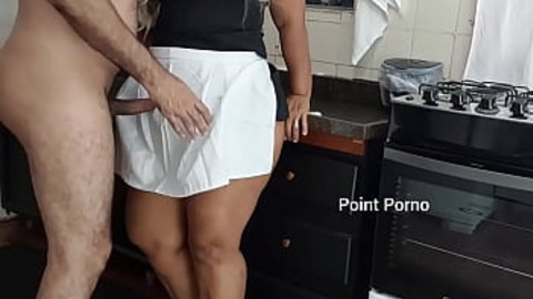 Maid fuck all holes