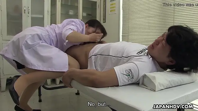 Stunning Asian babe deepthroats cock and worships his balls