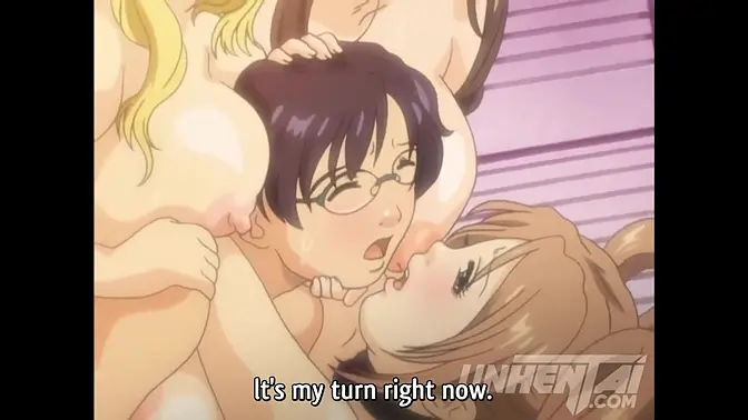 Three busty MILFs fuck 18yo boy in wild threesome