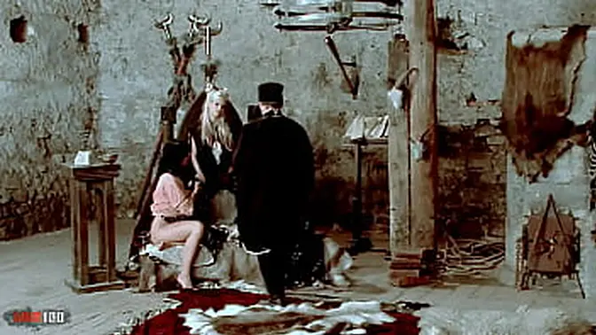 Medieval lesbian threesome with Boroka Balls &mdash;  Vanessa Bliss and Padalikova Radka