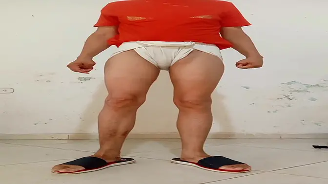 Diapered babe pees herself, cums hard