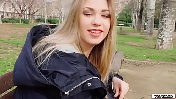 Selvaggia is reading her favorite book when a guys sits beside her and offers her cash for some crazy stuffs  She gets temped by the cash so she takes