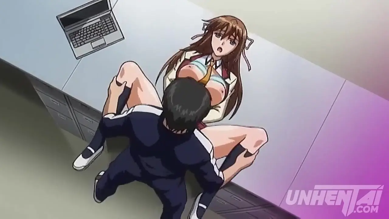 Asian college girl creampied by horny teacher in uncensored anime