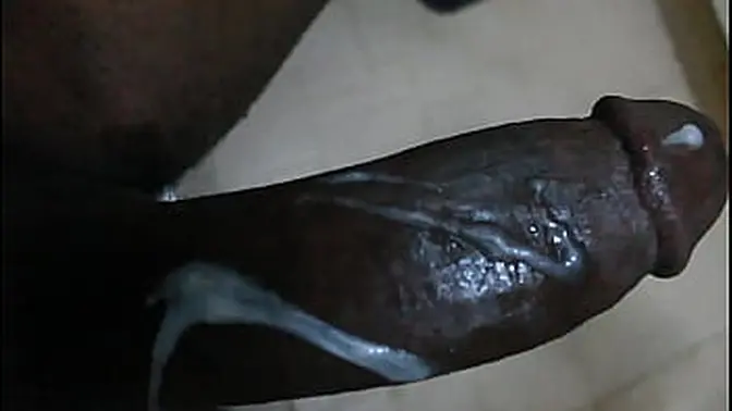 Solitary tan stud jerks off