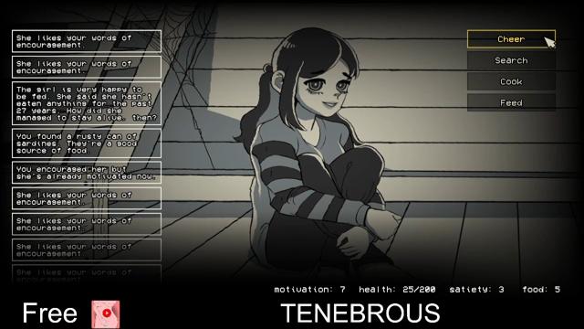 TENEBROUS (free game itchio) Interactive Fiction