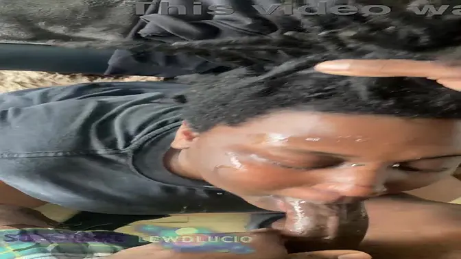 POV Deepthroat and Cumshot from Sexy Succubre