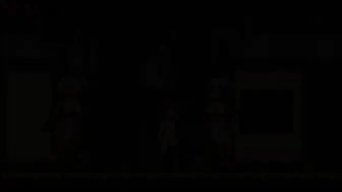 Curvy 3D babe explores her big boobs in an anime PC game