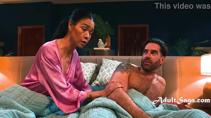 Teaching lesson in family foursome