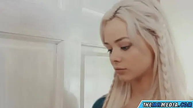 Cute blonde Elsa gets fucked by her boyfriend