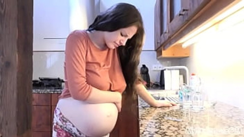 The contractions prove too painful and she drops to her knees! The contractions prove too painful and she drops to her knees!