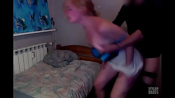 Teen slut moans loudly while getting fucked in the ass