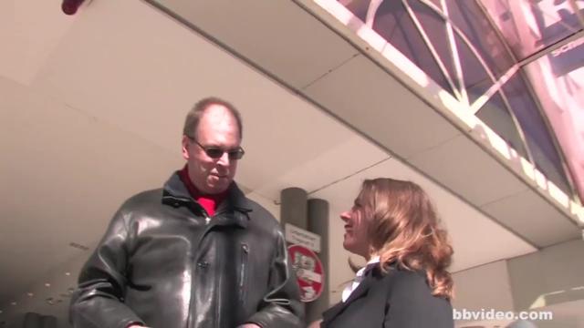 Hot busty German swinging MILF fucks amateur guy