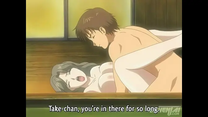 Seductive MILF wife takes her stepson in intense anime porn