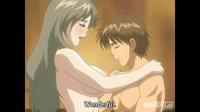 Seductive MILF wife takes her stepson in intense anime porn