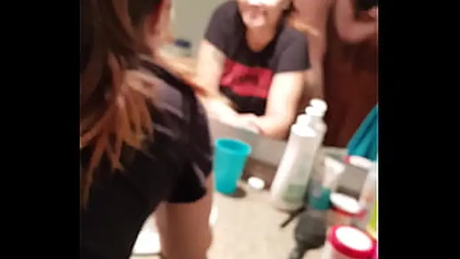 Hot MILF Carol Maserati gets banged in bathroom