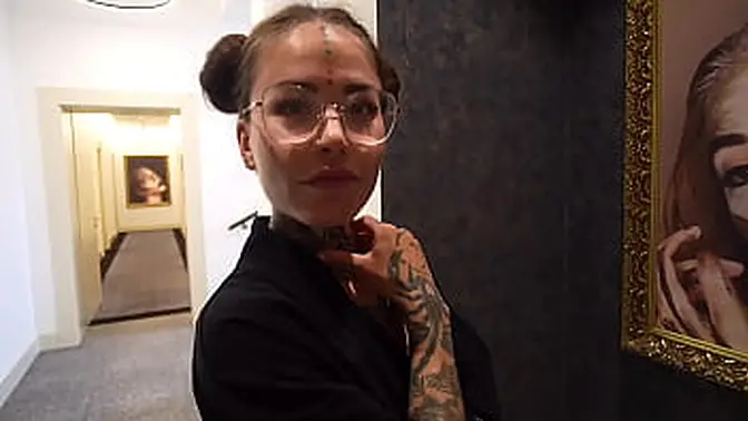 Hotel room fuck session with a horny stranger