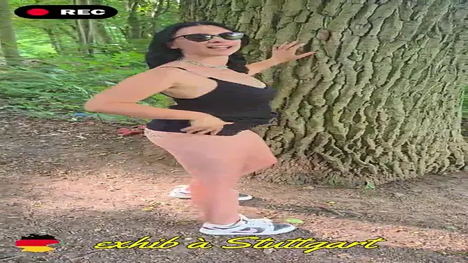 Exhibitionist Women of Stuttgart Show Off