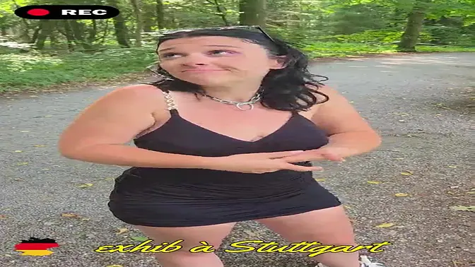 Exhibitionist Women of Stuttgart Show Off