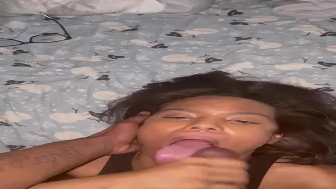 Teen girl gags on BBC deepthroat before getting fucked