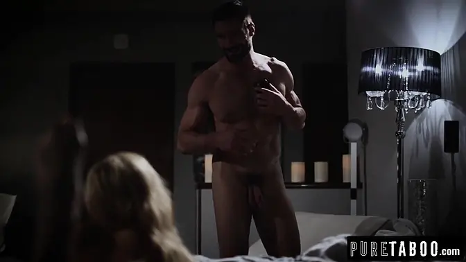 Teen Kristen Scott confronts cheating teacher, takes his big dick