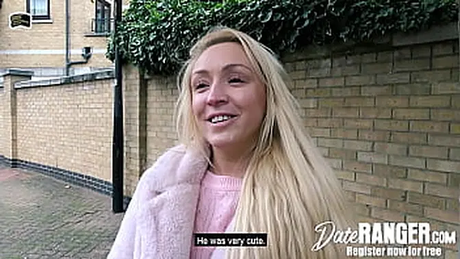Scottish Barbie gets banged on a blind date in London
