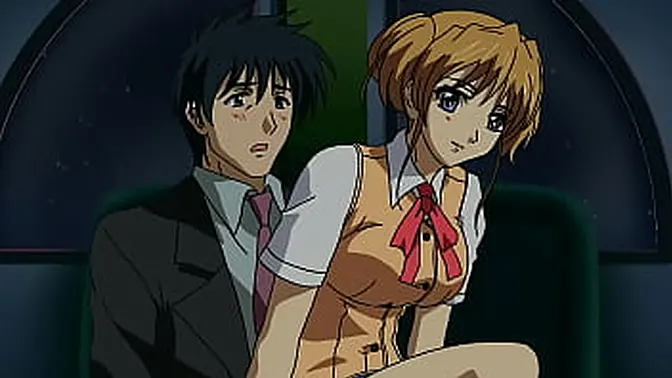 Busty teen creampies married man in uncensored hentai