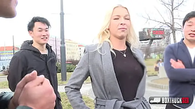 Hot Karol lilien having passionate sex in our truck