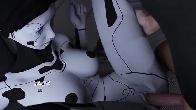 Projekt Passion Hardcore Fingering and Big Cock Fucking Busty AI Sex Robot Girl with Huge Cumshot