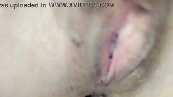 Mature woman fucking hairy pussy while waiting dick