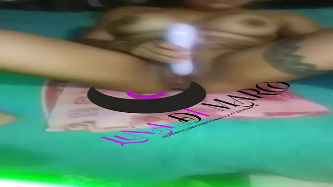 Mexican beauty shakes her big boobs at a wild party