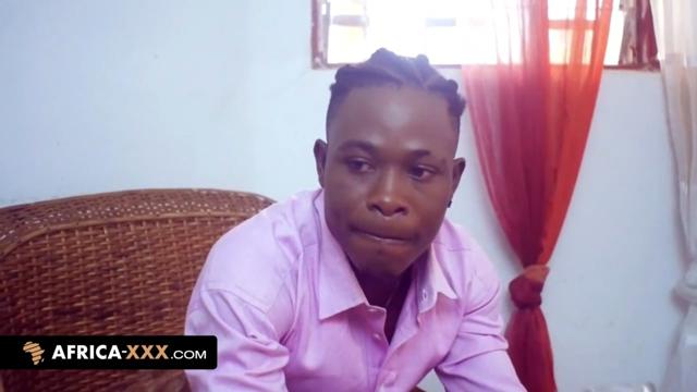 The hot african babe is really horny