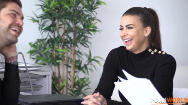 Horny Spanish Office Girl Susy Gala Got Her Shaved Pussy Pumped by Two Colleagues