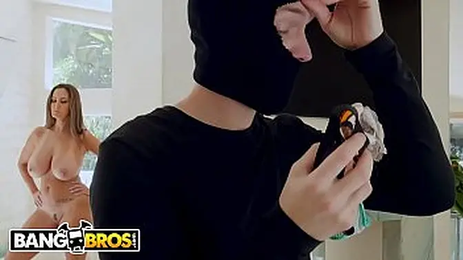 Perverted neighbor Markus Dupree catches busty MILF Ava Addams in her house