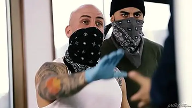 Boss fucks cheating wife hard in front of her husband