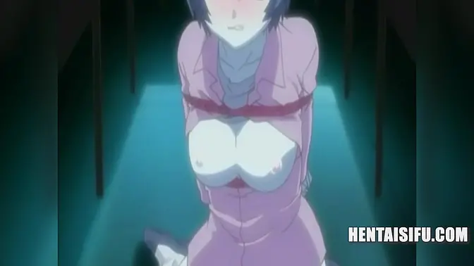 Teacher gets pounded by her student in a retro hentai scene