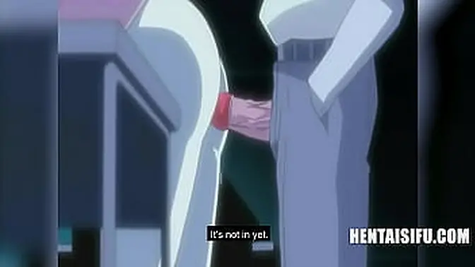 Teacher gets pounded by her student in a retro hentai scene