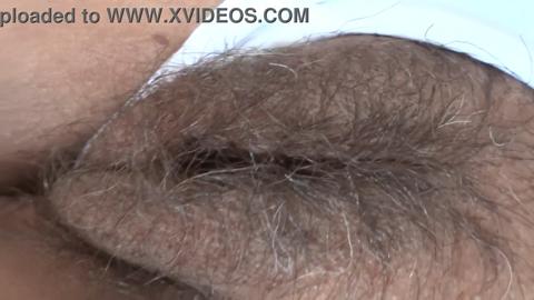 boyfriend jerks off while he films my hairy pussy &mdash;  the beach turns me on too much