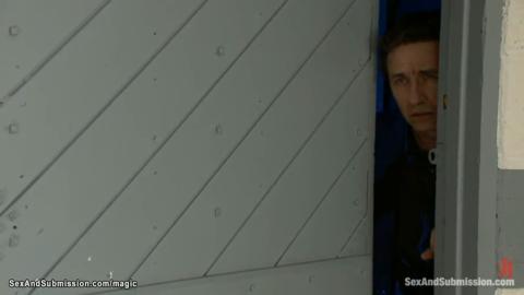 Cheating hairy pussy wife Bobbi Starr cuaght by husband Steve Holmes fuck colleague James Deen then they bound and double penetration fucked her with huge cocks