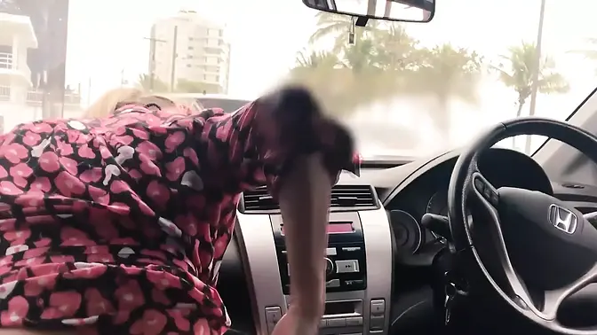 MILF ass-hole and mouth pay the fare  mix of 