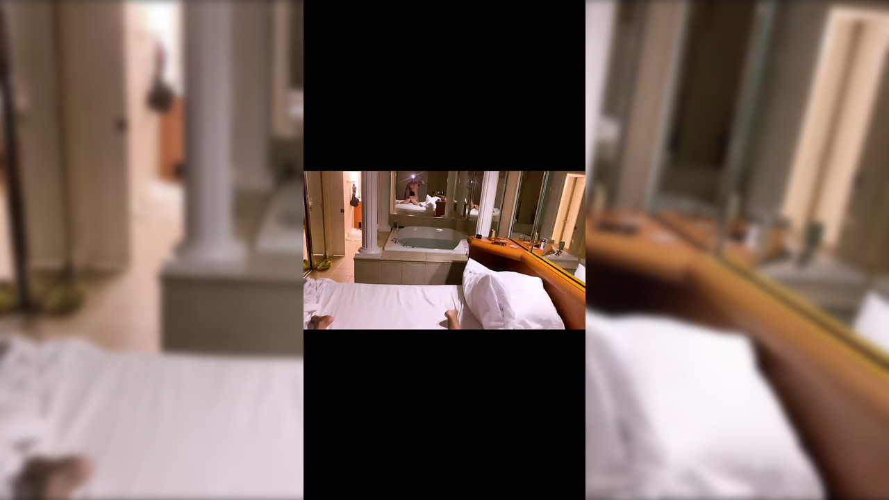 Pigtailed slut gags on hubby's cock while cheating