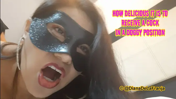 POV of a hot wife's wet pussy in doggy style